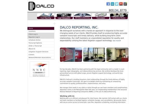 dalcoreporting.com site used Dalco