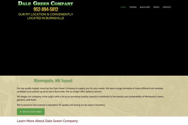 dalegreencompany.com site used Hadron