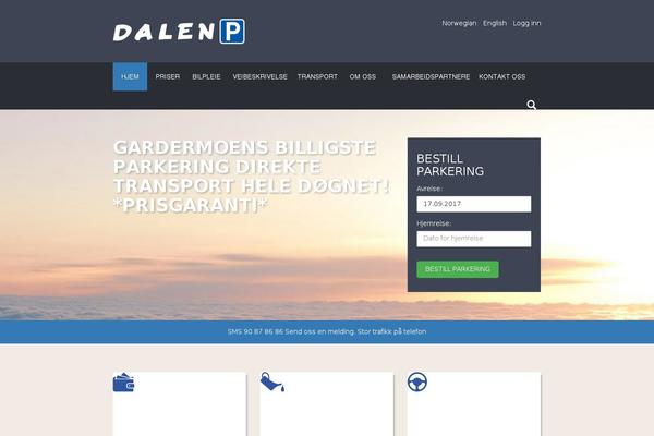 dalenparkering.no site used Dalen