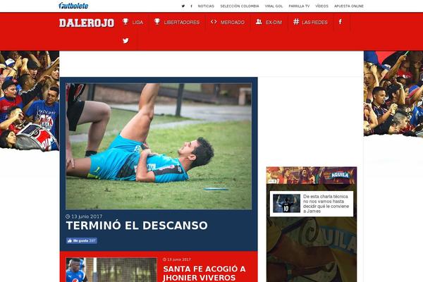 dalerojo.net site used Futboletedesk