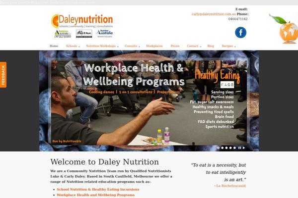 WordPress website example screenshot