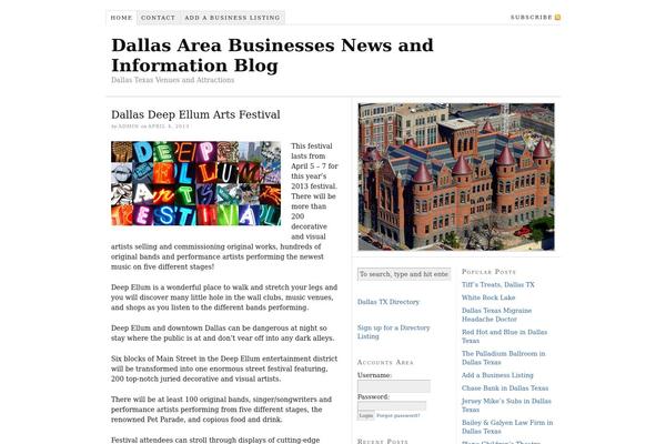 Thesis 1.8 theme site design template sample