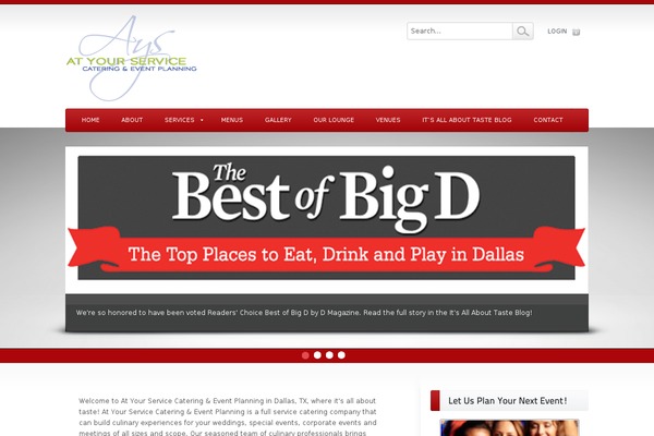 dallascaters.com site used theDawn
