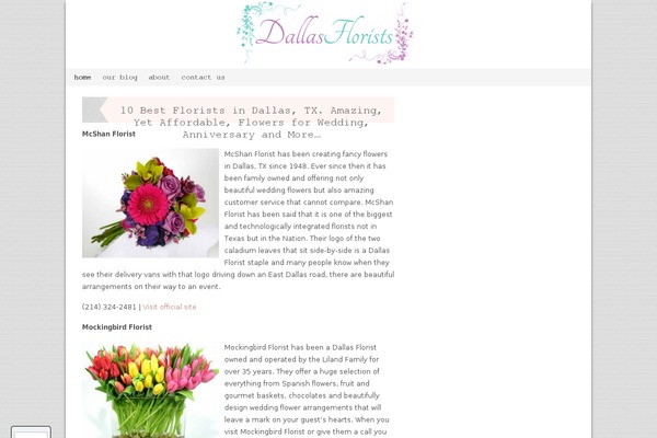 Blissful theme site design template sample