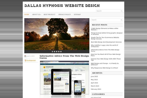 dallashypnosis.info site used Metrics