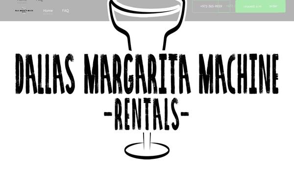 dallasmargaritamachinerental.com site used Frappe-child