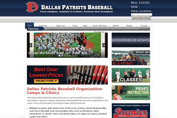 dallaspatriots.com site used Patriots