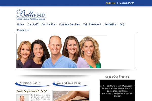 dallasveinclinic.com site used Mdc_bellamd