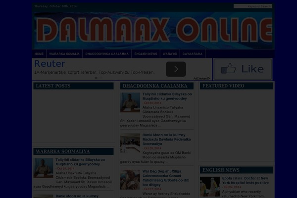 dalmaax.com site used Theme10