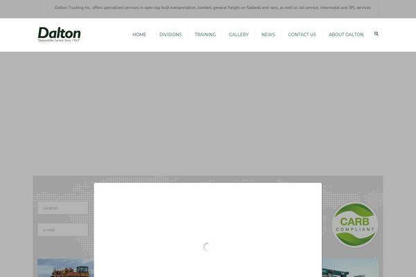 Transport theme site design template sample