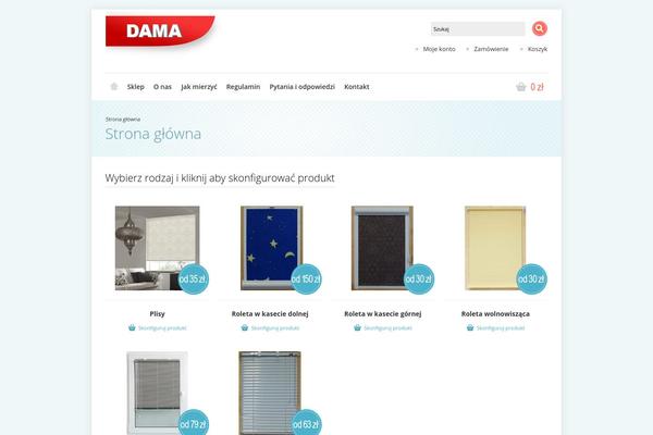dama-sklep.pl site used Shoppica