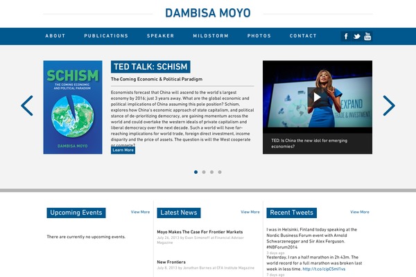 dambisamoyo.com site used Dambisamoyo