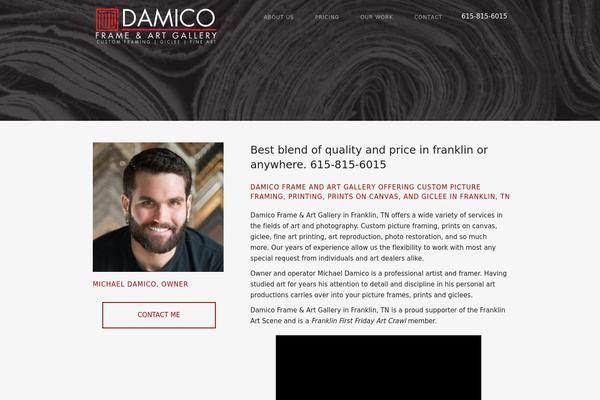 damicogallery.com site used Damico