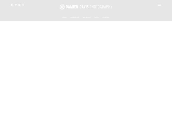 Photography theme site design template sample