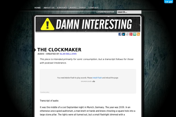 damninteresting.com site used Damninteresting.com-2023