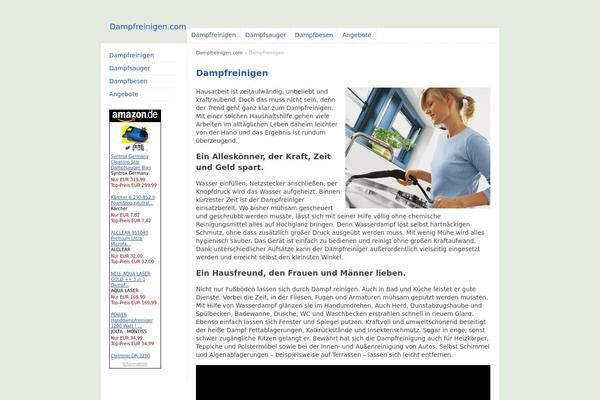dampfreinigen.com site used Goopress
