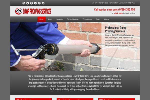 Handyman website example screenshot