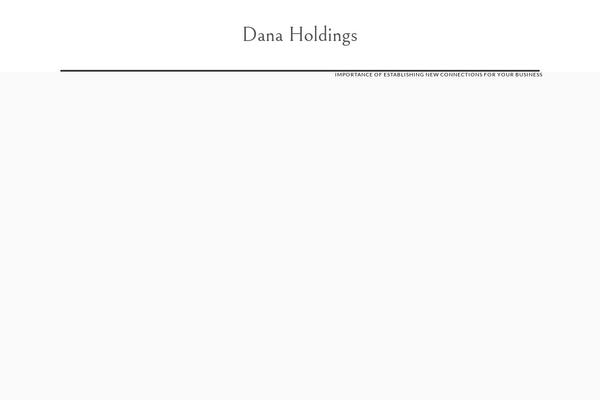 dana-holdings.com site used Promos