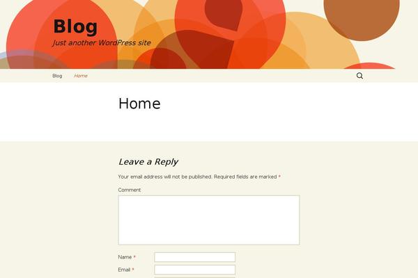 WordPress website example screenshot