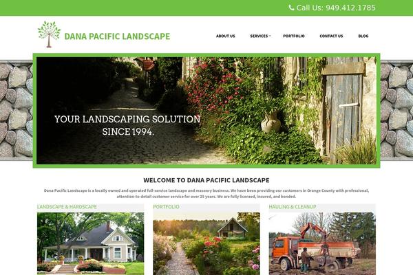 WordPress website example screenshot