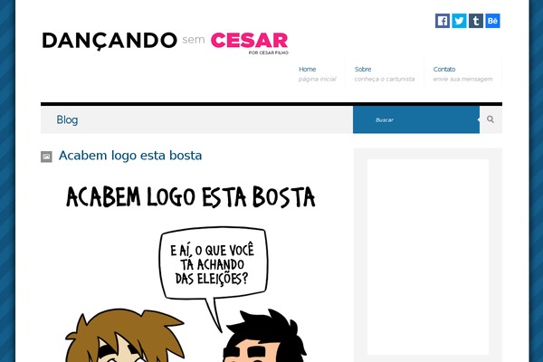 Cesar theme site design template sample
