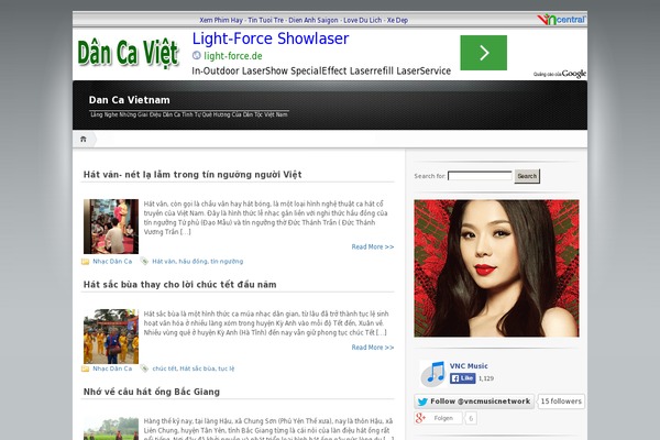 WordPress website example screenshot