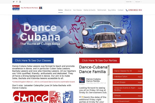 dance-cubana.co.uk site used Flexform Child