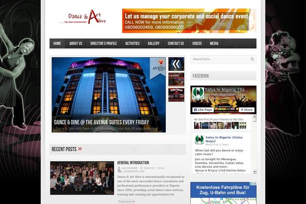 avenue theme site design template sample