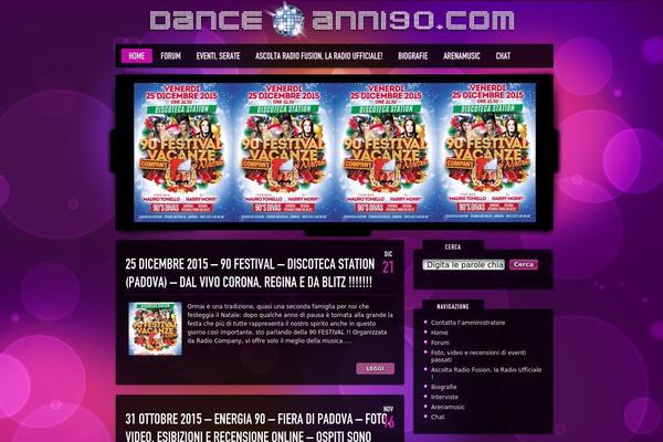 Dancefloorv3 theme site design template sample