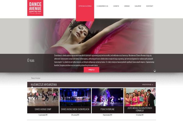 danceavenue.eu site used Danceavenue