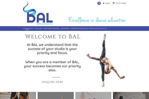 dancebal.com site used Balletaustralasia