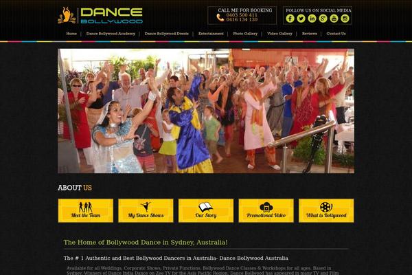 Dance theme site design template sample