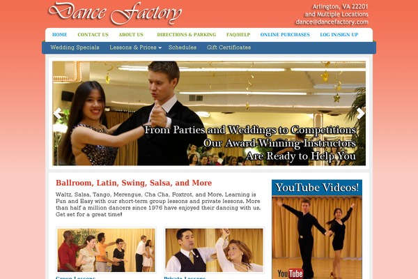 dancefactory.com site used Serenity