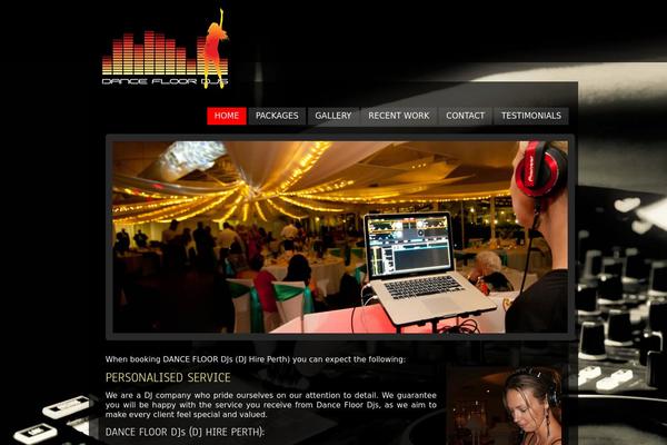 Clubber theme site design template sample