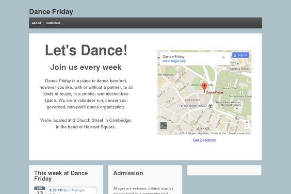 WordPress website example screenshot