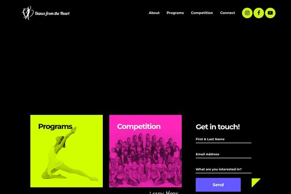 WordPress website example screenshot
