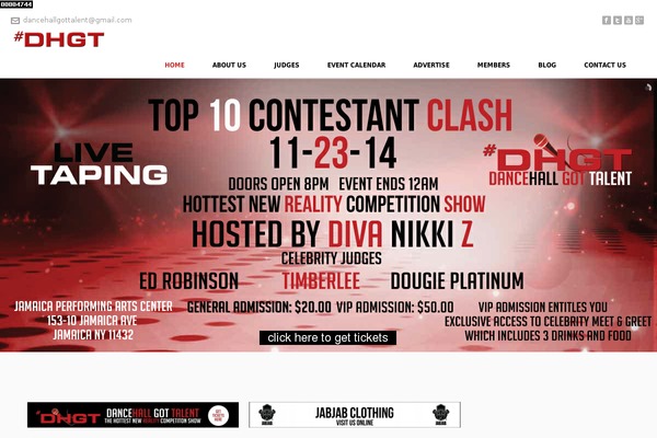 WordPress website example screenshot