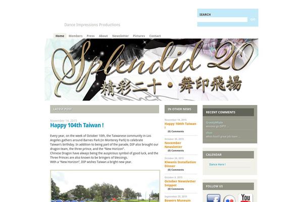 Splendio theme site design template sample