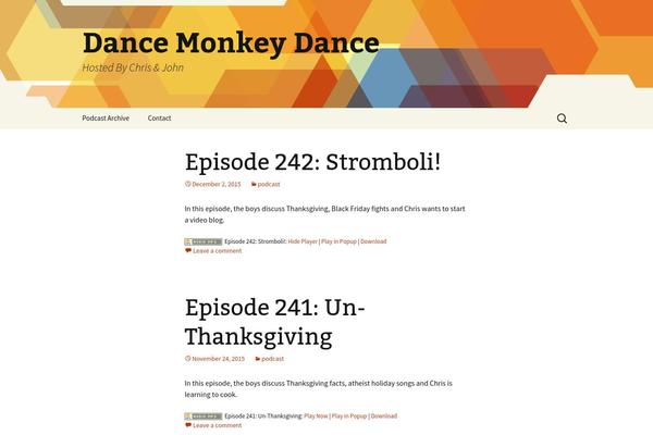 Twenty Thirteen theme site design template sample