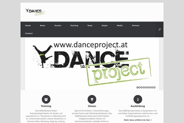 Vantage theme site design template sample