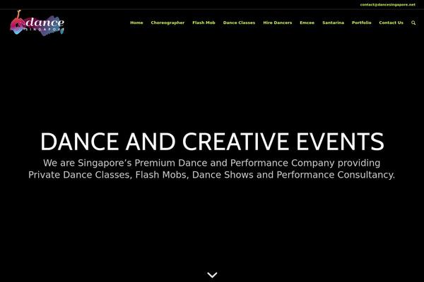 Enfold theme site design template sample