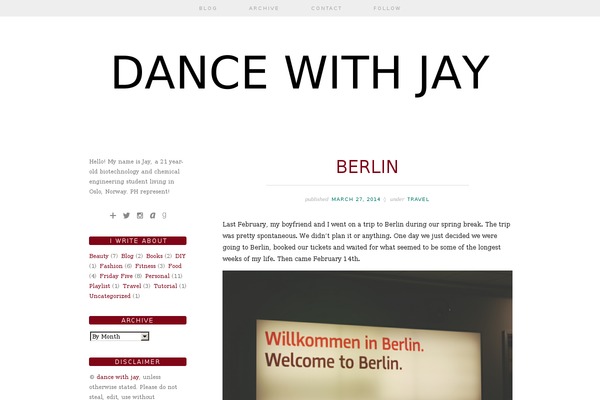 dancewithjay.org site used Dwj