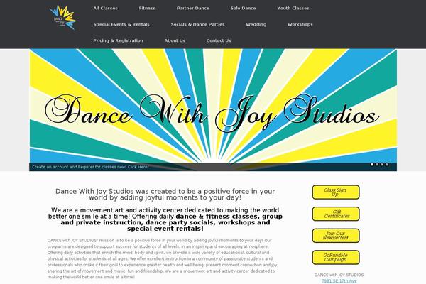 dancewithjoystudios.com site used Vantage