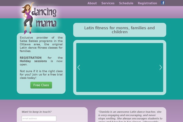 dancingmama.ca site used Selecta