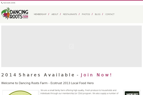 dancingrootsfarm.com site used Buller