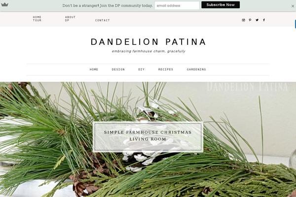 dandelionpatina.com site used Amelia-theme