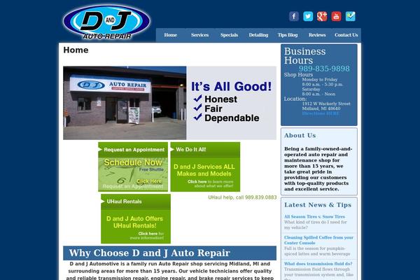 WordPress website example screenshot
