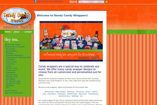 dandycandywraps.com site used Wordpressfun