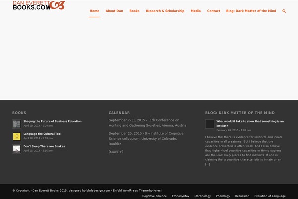 daneverettbooks.com site used Enfold