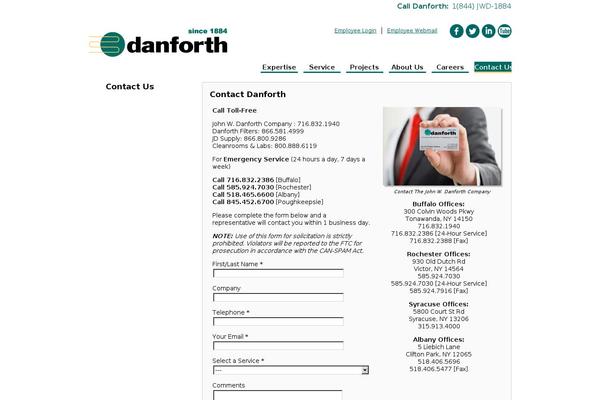 danforthfilters.com site used Jwdanforth